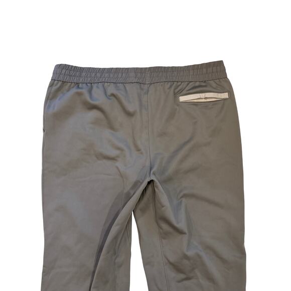Adidas Pants Mens Size 2XL Gray Performance Fleece Lined Open Hem Zip Ankles - Picture 3 of 13